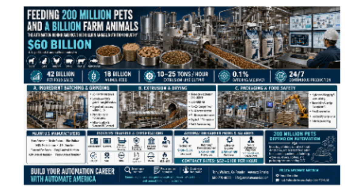 Pet Food and Animal Feed Manufacturing Automation Careers in 2027