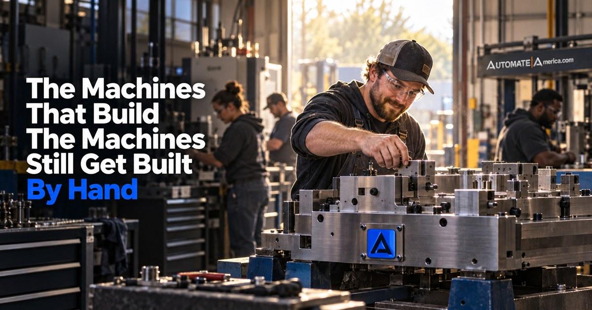 The Machines That Build The Machines Still Get Built By Hand